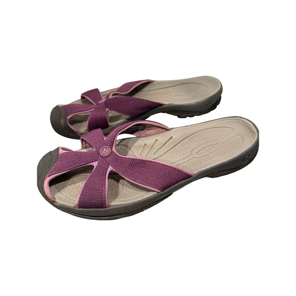 KEEN Women's Bali TG Sport Sandals Purple Comfort Slip On Size 10.5 - Picture 6 of 7